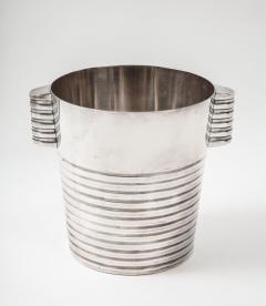 Luc Lanel Art Deco Champagne Bucket Ondulations by Luc Lanel for Christofle - 2464050