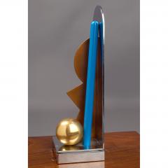 Luccio Del Pezzo Metal Sculpture 1985 - 354302