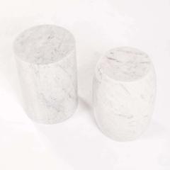Lucia Mercer Marble End Table in the Style of Lucia Mercer - 2798526