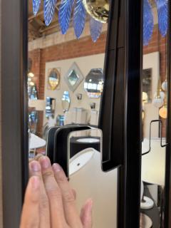 Luciano Bertoncini Gronda Wall Mirror Coat Rack by Luciano Bertoncini Italy 1970s - 4534187