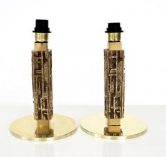 Luciano Frigerio A Pair of Italian Cast Bronze Sculptural Table Lamps by Luciano Frigerio - 436241