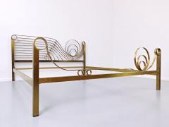 Luciano Frigerio Brass Bed by Luciano Frigerio Waves  - 1714764