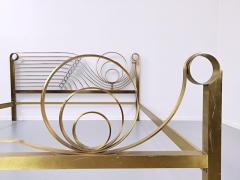 Luciano Frigerio Brass Bed by Luciano Frigerio Waves  - 1714766