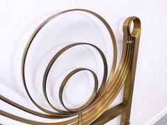 Luciano Frigerio Brass Bed by Luciano Frigerio Waves  - 1714769