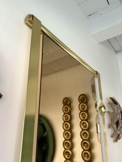 Luciano Frigerio Brass Mirror Pink Copper Glass by Luciano Frigerio Italy 1970s - 3605819