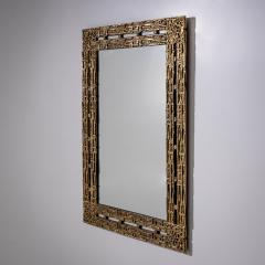 Luciano Frigerio Brass Mirror attributed to Luciano Frigerio Italy 1970s - 4721565