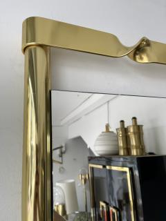 Luciano Frigerio Brass Mirror by Luciano Frigerio Italy 1970s - 2543153