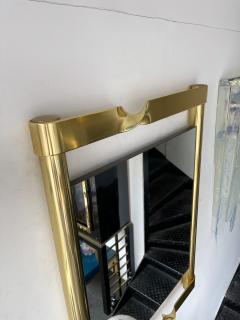 Luciano Frigerio Brass Mirror by Luciano Frigerio Italy 1970s - 2543156