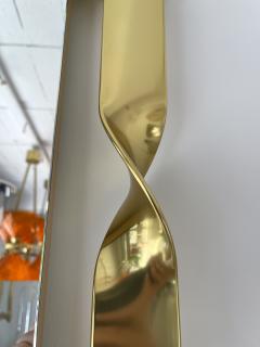 Luciano Frigerio Brass Mirror by Luciano Frigerio Italy 1970s - 4484032
