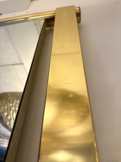 Luciano Frigerio Brass Mirror by Luciano Frigerio Italy 1970s - 4484041