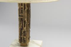 Luciano Frigerio Bronze Marble Table Lamp by Luciano Frigerio Italy 1970s - 1828940