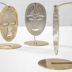 Luciano Frigerio Lidia Selva Le Maschere dOro Triptych for Luciano Frigerio 70s - 3051505