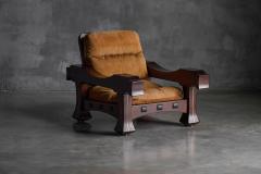 Luciano Frigerio Lounge Chair by Luciano Frigerio for Frigerio di Desio Italy 1970s - 4586630
