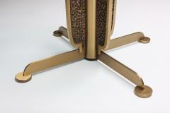 Luciano Frigerio Luciano Frigerio Brass Cast Round Dining Table 1980s - 2315739
