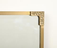 Luciano Frigerio Luciano Frigerio Brass Framed Large Mirror circa 1970 - 4783815