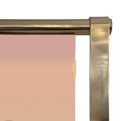 Luciano Frigerio Luciano Frigerio Brass Twist Mirror with Copper Tint 1970s - 4190914