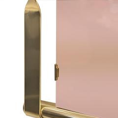 Luciano Frigerio Luciano Frigerio Brass Twist Mirror with Copper Tint 1970s - 4190916