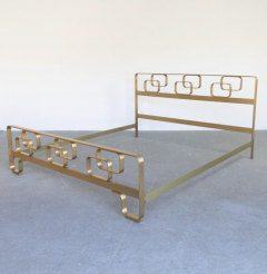 Luciano Frigerio Mid Century Brass Bed by Luciano Frigerio 1970s - 3401256