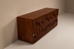 Luciano Frigerio Norman Sideboard in Walnut by Luciano Frigerio Italy 1970s - 4392025