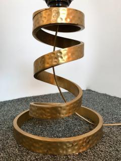 Luciano Frigerio Pair of Brass Lamps by Luciano Frigerio Italy 1970s - 520698