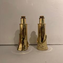 Luciano Frigerio Pair of Bronze Lamps by Luciano Frigerio Italian 1980s - 1752321