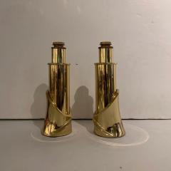 Luciano Frigerio Pair of Bronze Lamps by Luciano Frigerio Italian 1980s - 1752323