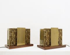 Luciano Frigerio Pair of Italian Bronze Table Lamps by Luciano Frigerio - 2693545