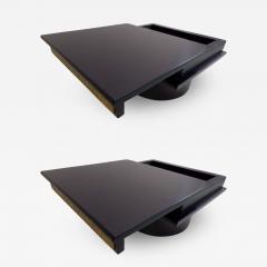 Luciano Frigerio Pair of Italian Mid Century Modern End Tables Nightstands by Luciano Frigerio - 1813794