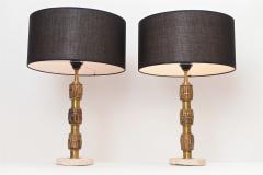 Luciano Frigerio Pair of Luciano Frigerio Table Lamps c 1970 - 1089598