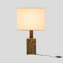 Luciano Frigerio Pair of brutalist table lamps designed by Luciano Frigerio - 4020569