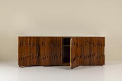 Luciano Frigerio Sideboard Model Norman in African Walnut by Luciano Frigerio Italy 1970s - 3729660