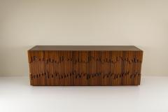 Luciano Frigerio Sideboard Model Norman in African Walnut by Luciano Frigerio Italy 1970s - 3729661