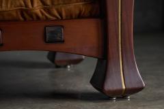 Luciano Frigerio Three Seat Sofa by Luciano Frigerio for Frigerio di Desio Italy 1970s - 4586604