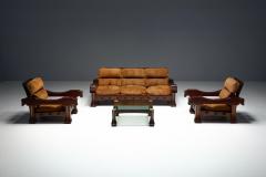 Luciano Frigerio Three Seat Sofa by Luciano Frigerio for Frigerio di Desio Italy 1970s - 4586639