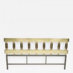 Luciano Frigerio Unique Italian Brutalist headboard by Luciano Frigerio bronze brass 1970s - 1953117