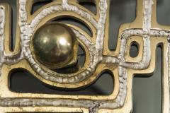 Luciano Frigerio Vintage Brass Bronze Mirror By Luciano Frigerio - 1608906