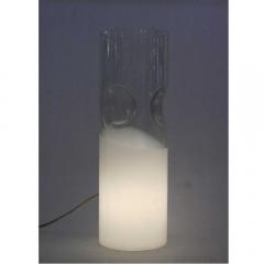 Luciano Vistosi CLEAR AND WHITE SOMMERSO VISTOSI TABLE LAMP - 1877085