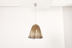 Luciano Vistosi Pair of Large Zenda Murano Glass Pendant Lamps by Luciano Vistosi Italy 1965s - 2219909