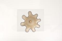 Luciano Vistosi Pair of Large Zenda Murano Glass Pendant Lamps by Luciano Vistosi Italy 1965s - 2219917