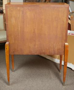 Lucie Renaudot BURL WALNUT ART DECO BAR CABINET BY LUCIE RENAUDOT - 2350952