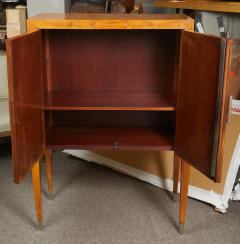 Lucie Renaudot BURL WALNUT ART DECO BAR CABINET BY LUCIE RENAUDOT - 2350953