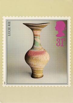 Lucie Rie LUCIE RIE VASE WITH FLARING LIP MIXED STONEWARE CIRCA 1985 - 3707882