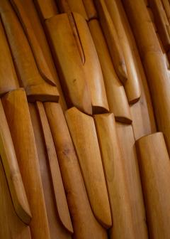 Lucien B ni re Lucien B ni re Large Abstract Birchwood Gerbe Sculpture - 3906771