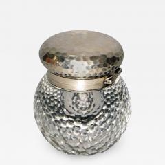 Lucien Gaillard Rare inkwell in carved crystal and worked silver by Lucien Gaillard - 916892