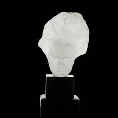 Lucien Lafaye Rare Frosted Glass Beethoven Bust Table Lamp by Lucien Lafaye for Perzel - 790906