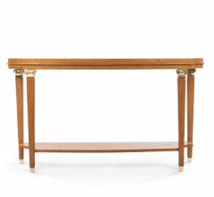 Lucien Rollin Customizable French Mid Century Sycamore Console Table - 1438717