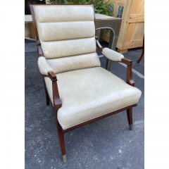 Lucien Rollin Lucien Rollin Art Deco Leather Chair - 2874943