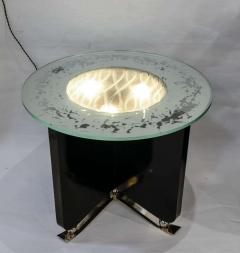 Lucien Rollin Very Rare Art Deco Illuminating Coffee Table - 2390052