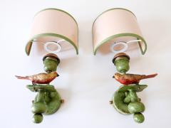 Lucienne Monique Set of Two Mid Century Modern Sconces Sparrow by Lucienne Monique Italy 1970s - 2906381