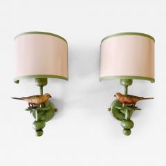 Lucienne Monique Set of Two Mid Century Modern Sconces Sparrow by Lucienne Monique Italy 1970s - 2906523